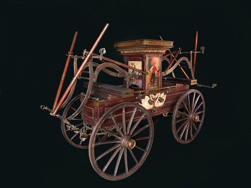 End-Stroke Hand Pumped Fire Engine "Washington / Hand-in-Hand"