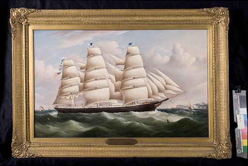 Painting, Packet Ship <I>Ontario</I>