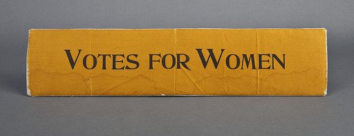 Woman Suffrage Sash