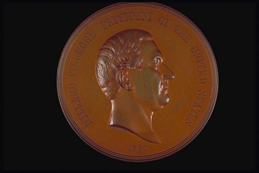 Indian Peace Medal, Millard Fillmore, United States, 1850