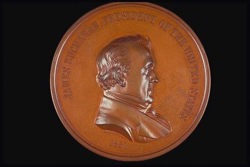 Indian Peace Medal, James Buchanan, United States, 1857