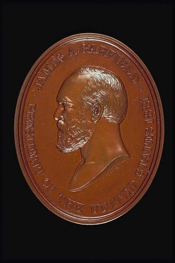 Indian Peace Medal, James Garfield, United States, 1881