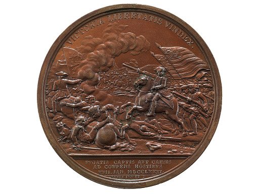 Daniel Morgan at the Cowpens, United States, 1781 (Struck from 1839 Barré dies)