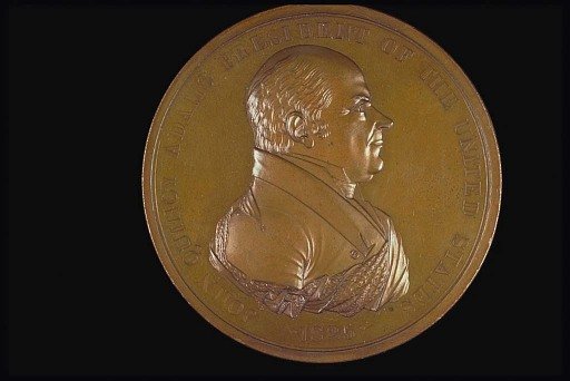 Indian Peace Medal, John Quincy Adams, United States, 1825