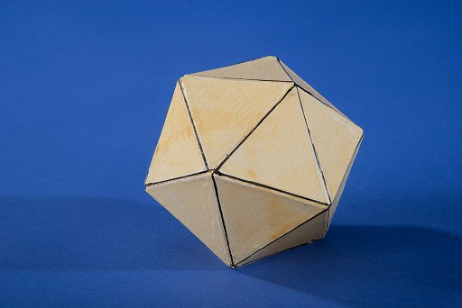 Polyhedron Model by Martin Berman, Regular Icosahedron