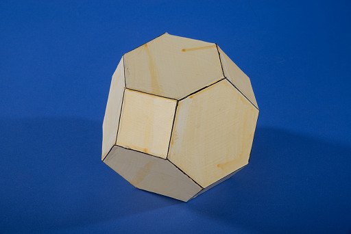 Polyhedron Model by Martin Berman,Truncated Octahedron