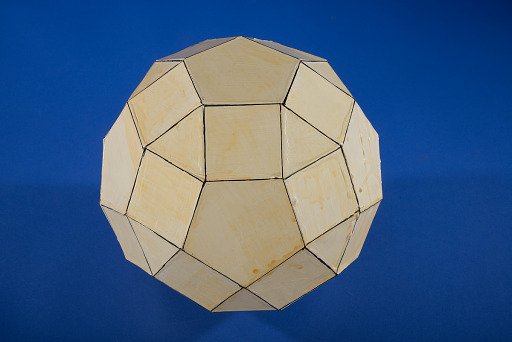 Polyhedron Model by Martin Berman, Rhombicosidodecahedron