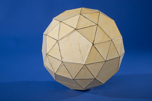 Polyhedron Model by Martin Berman, Snub Icosidodecahedron