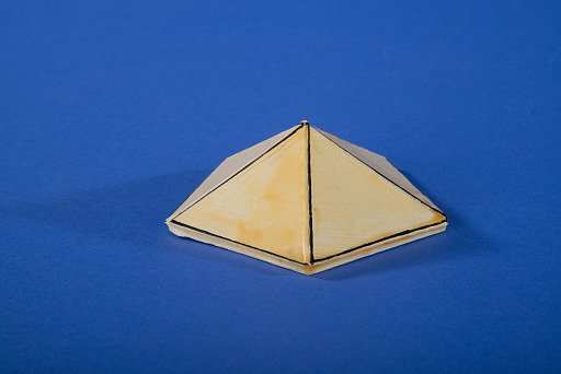 Polyhedron Model by Martin Berman, Pentagonal Pyramid