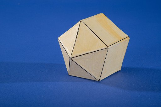 Polyhedron Model by Martin Berman, Elongated Pentagonal Pyramid