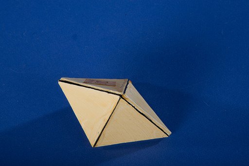 Polyhedron Model by Martin Berman,Triangular Dipyramid