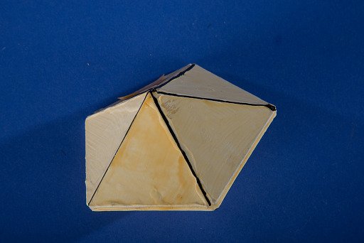 Polyhedron Model by Martin Berman, Pentagonal Dipyramid