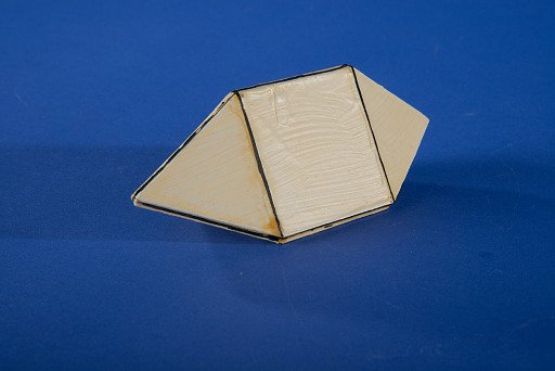 Polyhedron Model by Martin Berman, Elongated Triangular Dipyramid