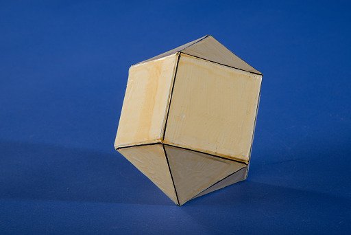 Polyhedron Model by Martin Berman, Elongated Pentagonal Dipyramid