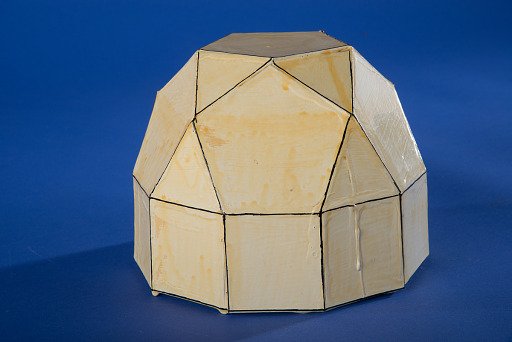 Polyhedron Model by Martin Berman, Elongated Pentagonal Rotunda