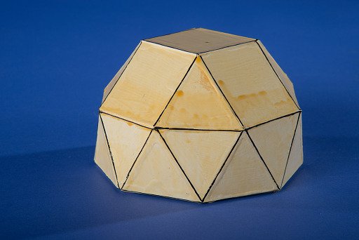 Polyhedron Model by Martin Berman, Gyroelongated Square Cupola