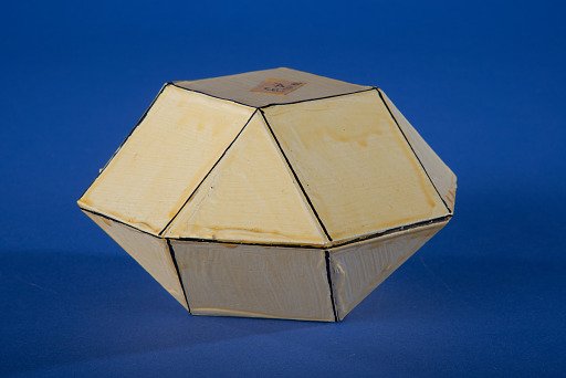 Polyhedron Model by Martin Berman, Square Gyrobicupola
