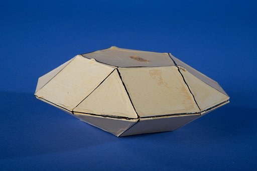 Polyhedron Model by Martin Berman, Pentagonal Orthobicupola