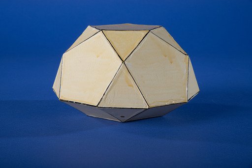 Polyhedron Model by Martin Berman, Pentagonal Orthocupolarotunda