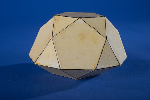 Polyhedron Model by Martin Berman, Pentagonal Gyrocupolarotunda