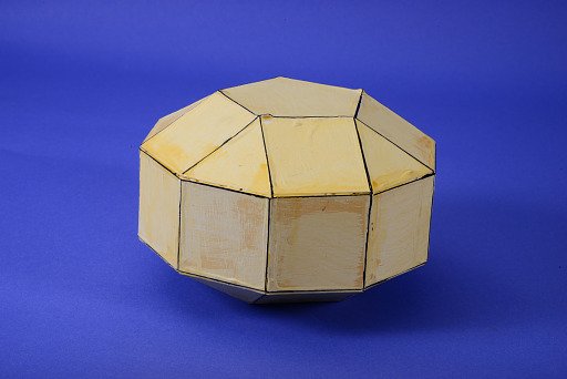 Polyhedron Model by Martin Berman, Elongated Pentagonal Orthobicupola