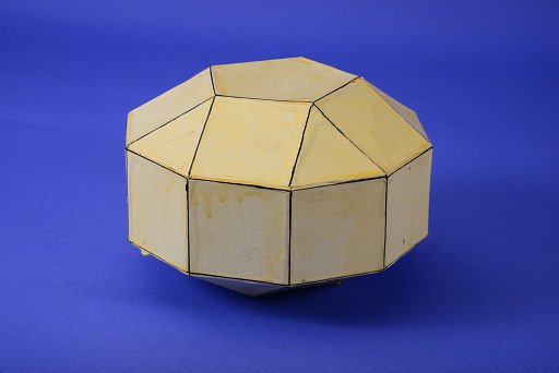 Polyhedron Model by Martin Berman, Elongated Pentagonal Gyrobicupola
