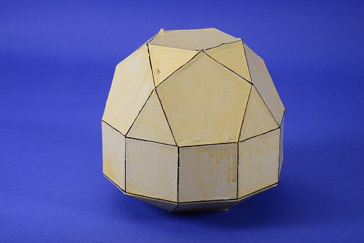 Polyhedron Model by Martin Berman, Elongated Pentagonal Orthocupolarotunda