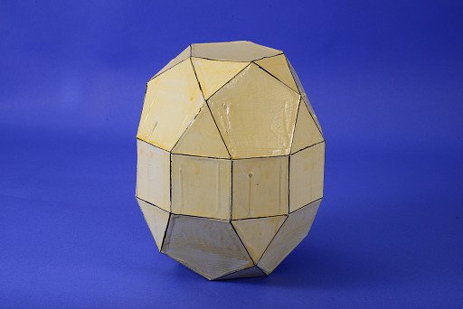 Polyhedron Model by Martin Berman, Elongated Pentagonal Gyrobirotunda