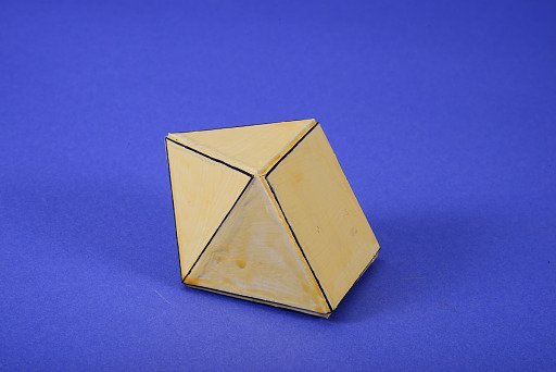 Polyhedron Model by Martin Berman, Augmented Triangular Prism