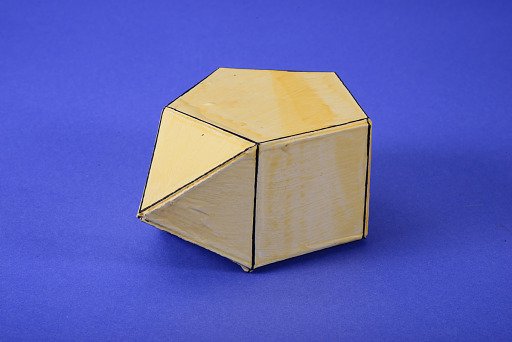 Polyhedron Model by Martin Berman, Augmented Pentagonal Prism