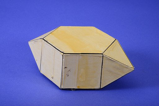 Polyhedron Model by Martin Berman, Parabiaugmented Hexagonal Prism