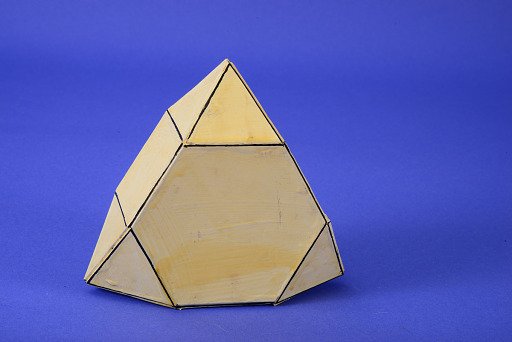 Polyhedron Model by Martin Berman, Triaugmented Hexagonal Prism
