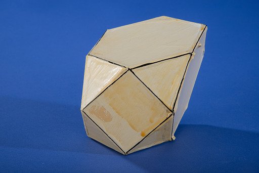 Polyhedron Model by Martin Berman, Augmented Truncated Tetrahedron