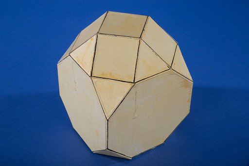 Polyhedron Model by Martin Berman, Augmented Truncated Cube