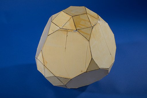Polyhedron Model by Martin Berman, Metabiaugmented Truncated Dodecahedron