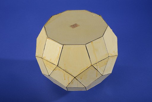 Polyhedron Model by Michael Berman, Diminished Rhombicosidodecahedron