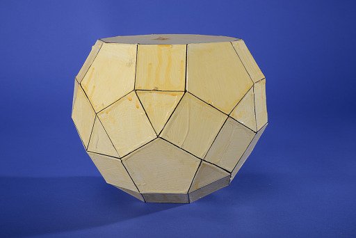 Polyhedron Model by Michael Berman, Metagyrate Diminished Rhombicosidodecahedron
