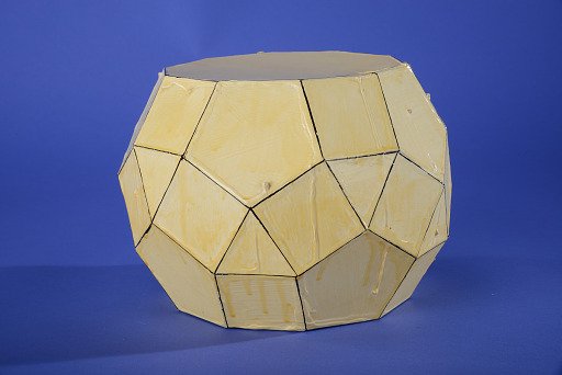 Polyhedron Model by Michael Berman, Parabidiminished Rhombicosidodecahedron