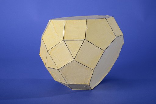 Polyhedron Model by Michael Berman, Metabidiminished Rhombicosidodecahedron