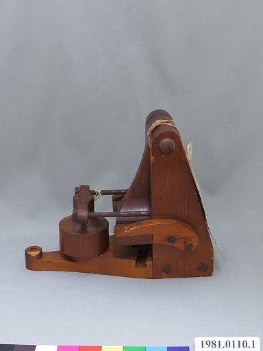 patent model, brick machine