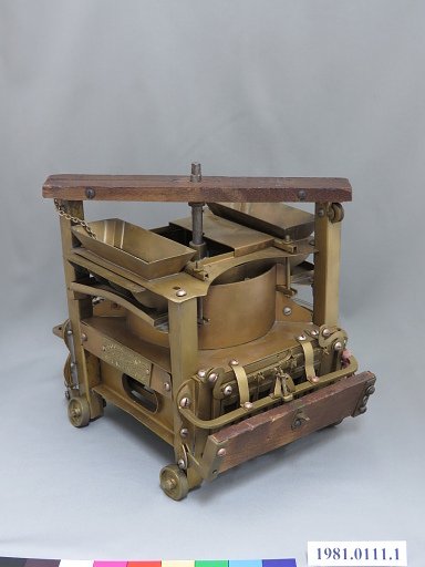 patent model, brick machine