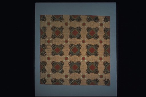 1906 Sarah Butler's "Log Cabin" Pieced Quilt