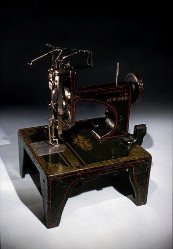 Isaac Singer; Sewing Machine Patent Model; Patent # 12,364