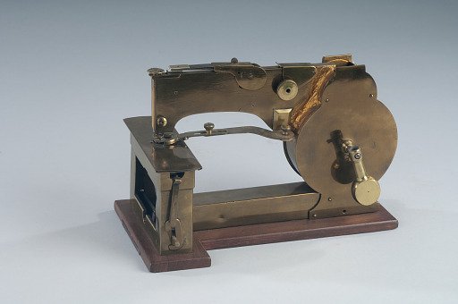 1854 - Walter Hunt's Patent Model of a Sewing Machine