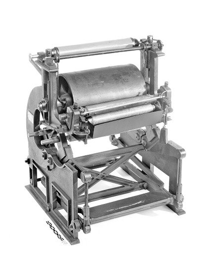 1838 - Alden Sibley's Patent Model of a Calico Printing Machine