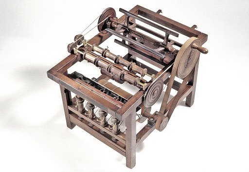 1839, Jacob Pratt's Patent Model of a Silk Reeling, Spinning, and Twisting Machine