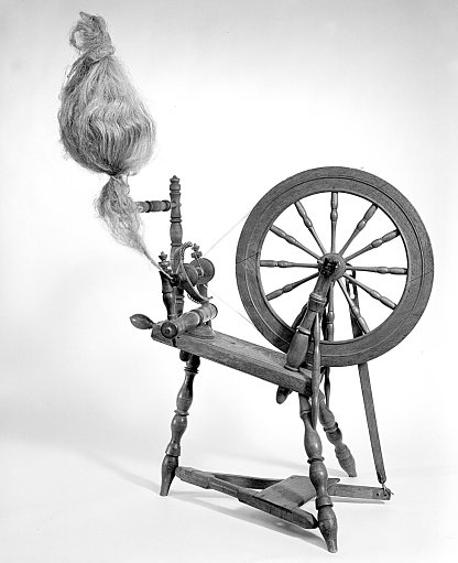 Flax Spinning Wheel; New York, 18th C.