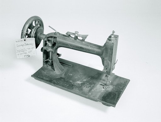 1890 - Adolph Pettenkofer (?), Sewing machine Patent model