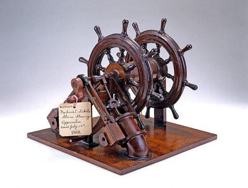 Patent Model of a Steam Steering Apparatus, 1860