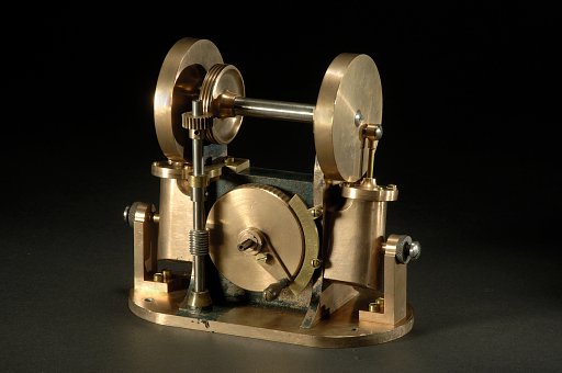 Model, Vertical Steam Steering Engine, late 19th century